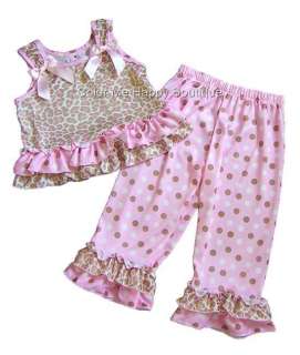 New Girls Boutique Laura Dare Pink PJ Pajamas Gift 2T  