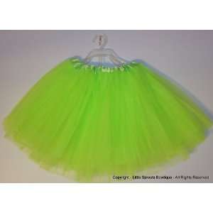 Basic Ballet Tutu   3 Layers   Lime Green 