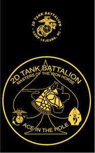   Corps 2nd Tanks Battalion Camp Lejeune M   XXL t shirt USMC  