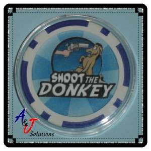 Shoot The Donkey Poker Card Guard Protector  