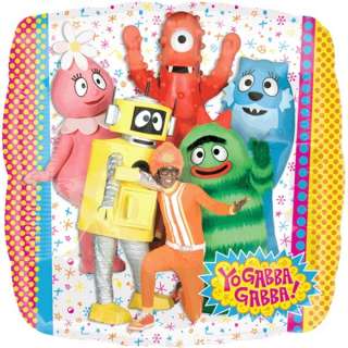   Yo Gabba Gabba Happy BirthdayBalloon Nick Jr. Friends   