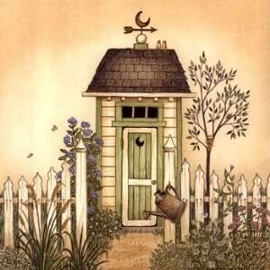  Cottage Outhouse I   Poster by Linda Spivey (10x10)