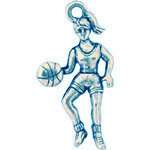 Basketball Player, 3 dimensional charms, female SP  