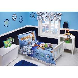  Toy Story Buzz and Woody Toddler Bedding 4 Piece Set Baby