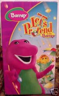 Lets Pretend With Barney Newer Version~$2.70 To Ship~  