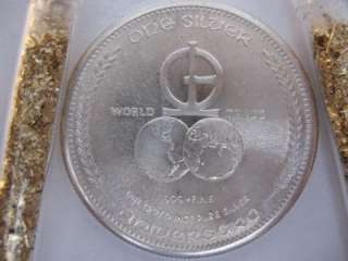   INTERNATIONAL BULLION BARTER COIN UNIVERSARO WORLD TRADE +GOLD  
