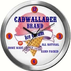  CADWALLADER 14 Inch Ice Cream Metal Clock Quartz Movement 