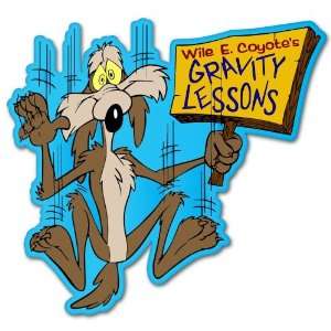  Wile E. Coyote Roadrunner car sticker decal 4 x 4 