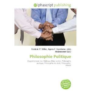  Philosophie Politique (French Edition) (9786132916679 
