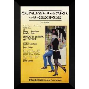  Sunday in the Park George 27x40 FRAMED Broadway Poster 
