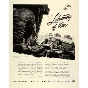 1944 Ad Reo Motors Inc Lansing War Bonds War Equipment Trucks Military 