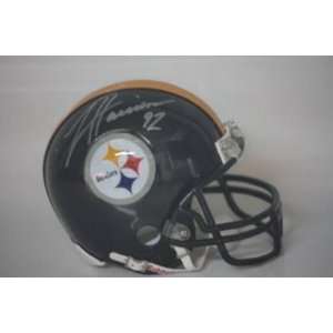  Steelers James Harrison Signed Auth Mini Helmet Jsa 