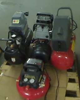 PALLET OF NON WORKING AIR COMPRESSORS AS IS  