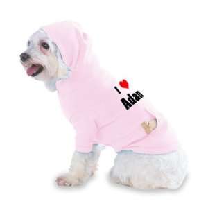  I Love/Heart Adan Hooded (Hoody) T Shirt with pocket for 