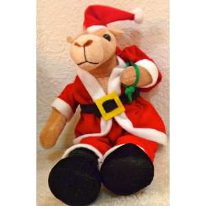  Soft, Stuffed Camel with full Santa Suit including hat 