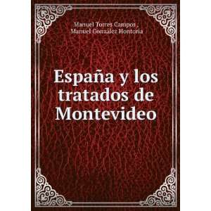   Montevideo Manuel GonzÃ¡lez Hontoria Manuel Torres Campos  Books