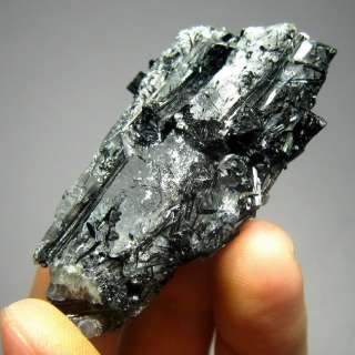 Schorl Black Tourmaline Crystal w/ Quartz tmgx9ic3368  