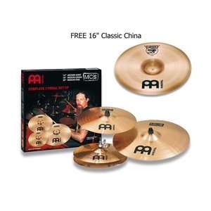   MCS 14/16/20 Cymbal Pack w/FREE 16 Classic China Musical Instruments