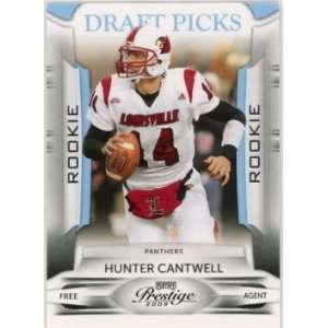 Hunter Cantwell Carolina Panthers 2009 Playoff Prestige Draft Picks 