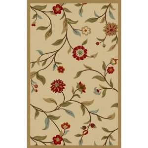  Norah Garden Flower Ivory 67 x 93 Rug  0562 Country 