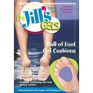  Dr. Jills Gel Ball of Foot Cushions (Self Sticking and Re 