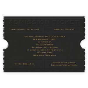  Admission Ticket Wedding Announcements Health & Personal 