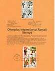C101 04 28c Summer Olympics USPS # 8323 Souvenir Page