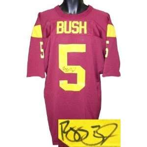  Reggie Bush signed USC Trojans Maroon Custom Jersey  Bush 