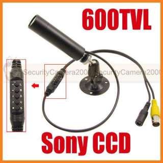 Mini Bullet Camera Sony CCD RJ10 DSP 600TVL Starlight 3D DNR 0.001 Lux 