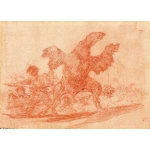   Francisco de Goya   24 x 18 inches   El buitre carn