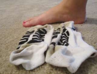 Well Worn Black White Puma Womens Ladies Socks Ankle Athletic Private 