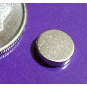 Rare Earth Neodymium Magnets 1/4 X 1/16, Set of 10 Pieces, N42 