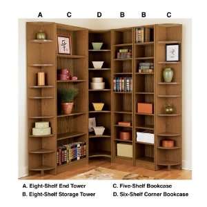  Five Shelf Bookcase Furniture & Decor