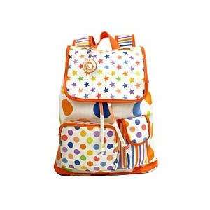  Little Miss Matched Backpack   Zany White Stars Toys 