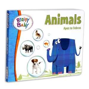  Brainy Baby Animals Board Book Toys & Games