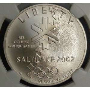    2002 BU Salt Lake Commemorative Silver Dollar 