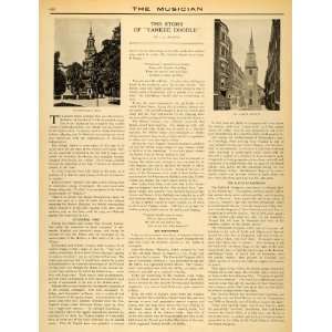  1910 Article Yankee Doodle Song Revolution Paul Revere 