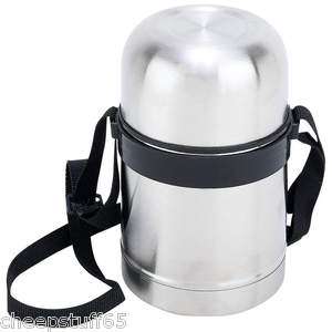 Maxam 0.5 Liter Stainless Steel Vacuum Insulated Soup Container 