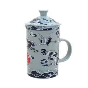  Nine Crane Tea Mug with Strainer