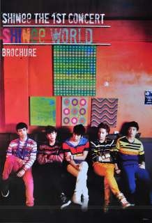 Shinee World Korean Boy Band Poster Brochure New 34x23  