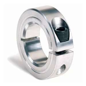 One Piece Clamping Collar, 1, Zinc Plated Steel  
