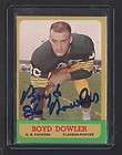 PACKERS Boyd Dowler signed card AUTOGRAPHED 1963 Topps