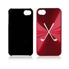   Apple iPhone 4 4S 4G Aluminum hard back case A292 Crossed Golf Clubs