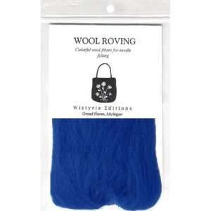  100% Wool Roving 12 Package .2 Ounces Blue By The Each 