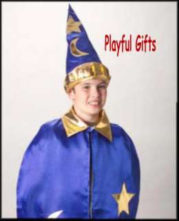Wizard Cape and Hat Costume Magic  