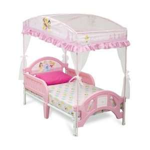  Disney Princess Toddler Bed with Canopy Baby