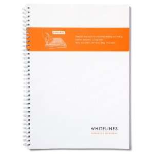  Whitelines Wire A4 Notebook, Squared, White (WL11 WA4S 