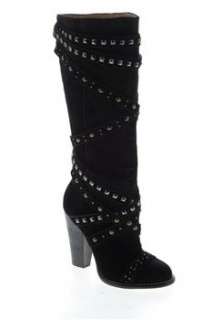 Rachel Roy NEW Rock Out Womens Knee High Boots Black Designer Medium 