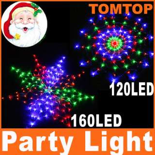 110V / 220V Colorful 160 LED / 120 LED Net Lights For Christmas Party 