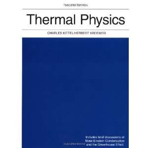  Thermal Physics (2nd Edition) [Hardcover] Charles Kittel Books